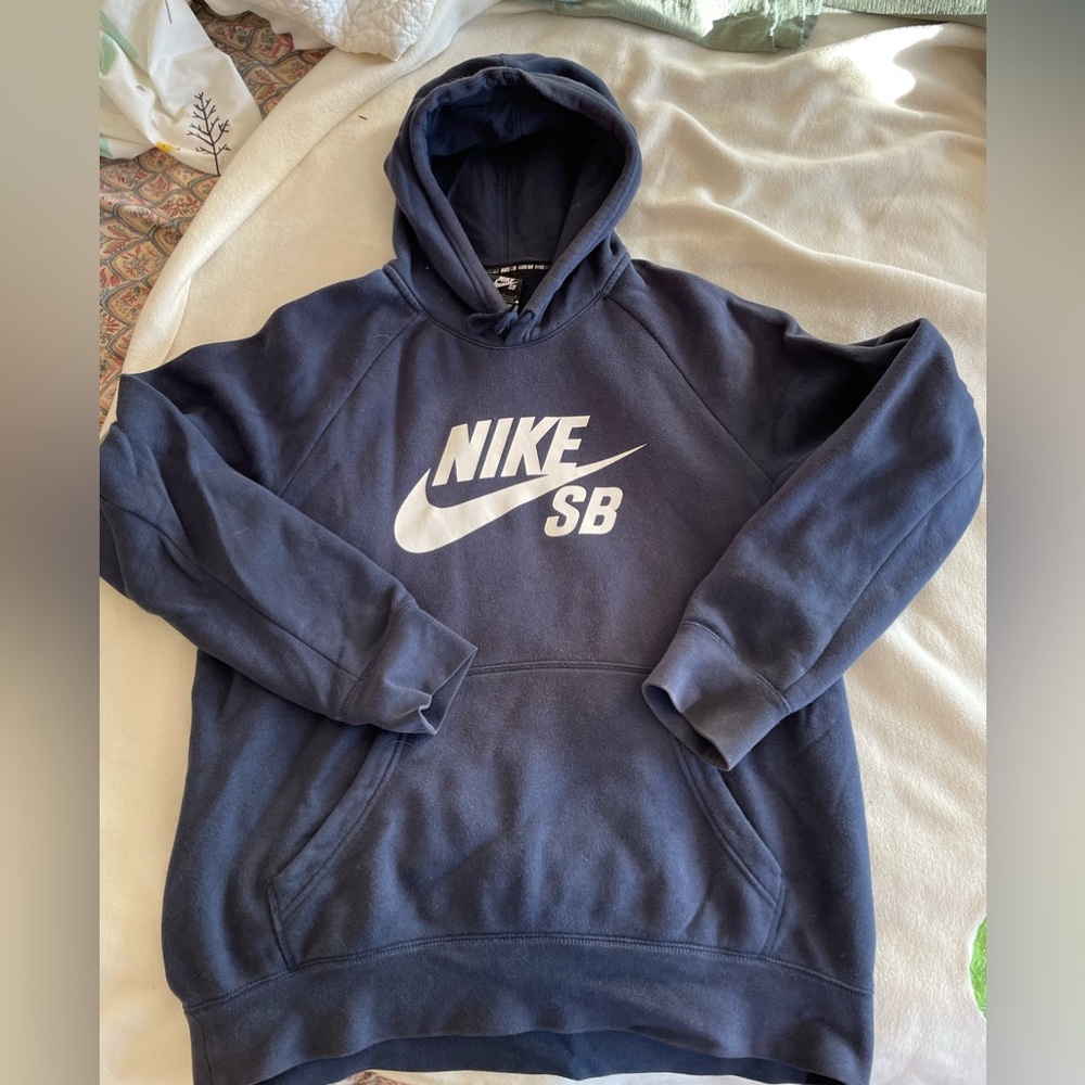 Blue Nike SB hoodie -large